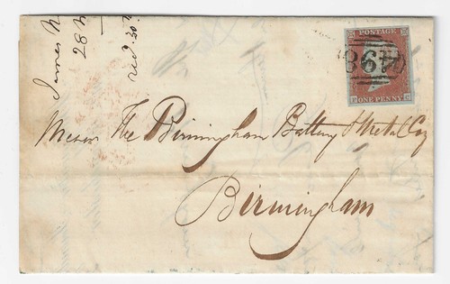 1841 8 penny - qv, rosso