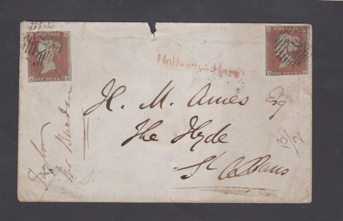 1841 sg8 penny rosso - gb,