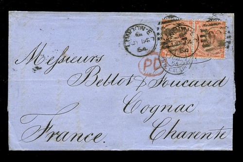 1864 doppia tariffa 8d - gb, qv