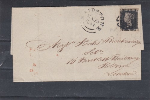 1840 penny nero su - 1840,